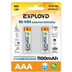 Аккумулятор EXPLOYD 1100 мАч (R03) 2шт