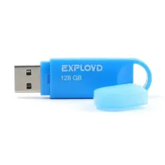 Карта USB2.0 128 GB EXPLOYD 570 синий