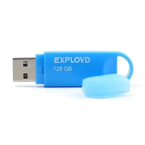 Карта USB2.0 128 GB EXPLOYD 570 синий