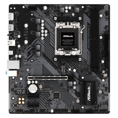 М/П SOC-AM5 Asrock A620M-HDV/M.2 AMD A620 2xDDR5 mATX AC`97 8ch(7.1) GbLAN RAID+HDMI