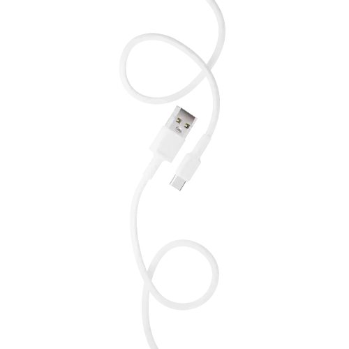 Кабель USB 2.0 A вилка - microUSB 3 м More choice K14m (White)