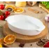 Форма для выпечки керамика Daniks Антарктида, овальная., 15х23.5 см, белая (Y4-7282)(444764)