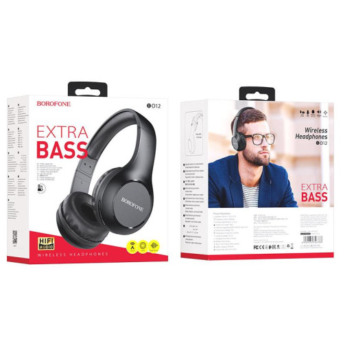 Гарнитура Bluetooth Borofone BO12 черный