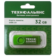 Карта USB2.0 32 GB Техно Альянс 
