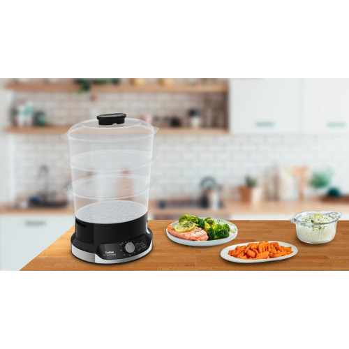 Пароварка TEFAL VC204810, 9 л., черный
