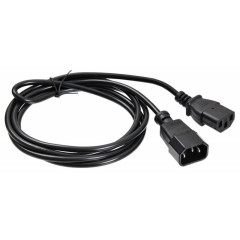 Кабель питания комп - монитор 1.8м Buro AN23-1008 IEC C13 IEC C13