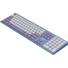 Клавиатура + Мышь Acer OCC200 фиолетовый/зеленый 