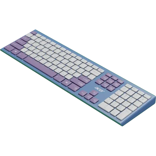 Клавиатура + Мышь Acer OCC200 фиолетовый/зеленый