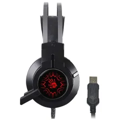 Гарнитура A4 Bloody J437 черный (1.8м)