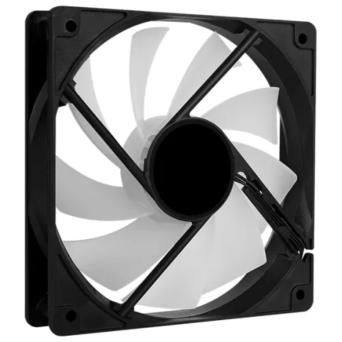 Кулер корпус 120x120x25 Aerocool Frost 12, 120x120 4-pin 18-28dB 160gr LED Ret FROST