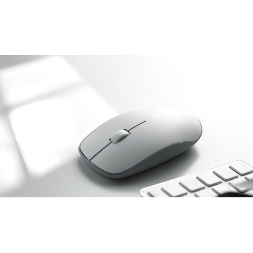 Клавиатура + мышь Rapoo 9300M белый USB беспроводная Multimedia