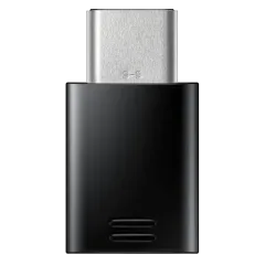 Переходник microUSB - Type C SAMSUNG EE-GN930KBRGRU за 1шт черн.