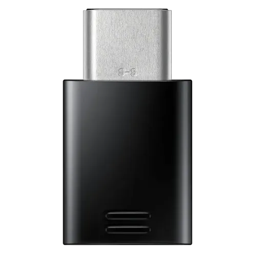 Переходник microUSB - Type C SAMSUNG EE-GN930KBRGRU за 1шт черн.