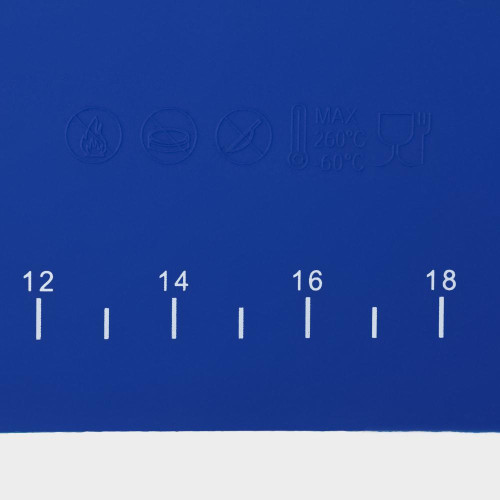 Коврик кухонный силикон Доляна «Эрме», 40×30 см., синий (762767) для теста