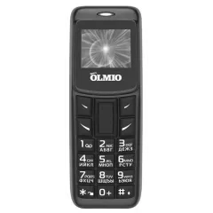 Сотовый телефон Olmio A02 черный