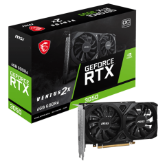 Видеокарта MSI RTX 3050 6 Gb PCI-E VENTUS 2X OC
