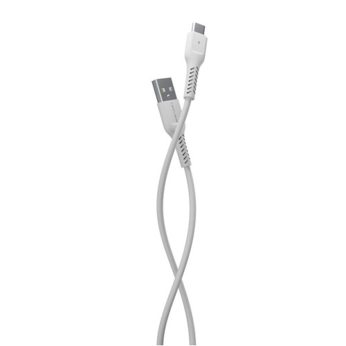 Кабель USB 2.0 A вилка - Type C 1 м More choice K16a (White)