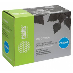 Картридж-тонер Cactus CS-CE390A CE390A черный (10000стр.) для HP LJ M4555/M601/M602/M603