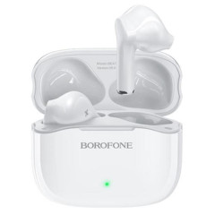 Гарнитура Bluetooth Borofone BE47 белый (*8)