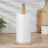 Держатель для кухонных бум. полотенец Доляна Bamboo,14х32 см, бук (6781025)