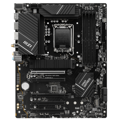 М/П SOC-1700 MSI PRO B760-P WIFI DDR4 4xDDR4 ATX AC`97 8ch(7.1) 2.5Gg+HDMI+