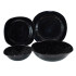 Набор столовый LAVENIR BLACK, стеклокерамика, квадрат, 19 пр. (19PC LFP)(99211)