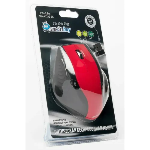 Мышь SMARTBUY SBM-613AG-R/K красный