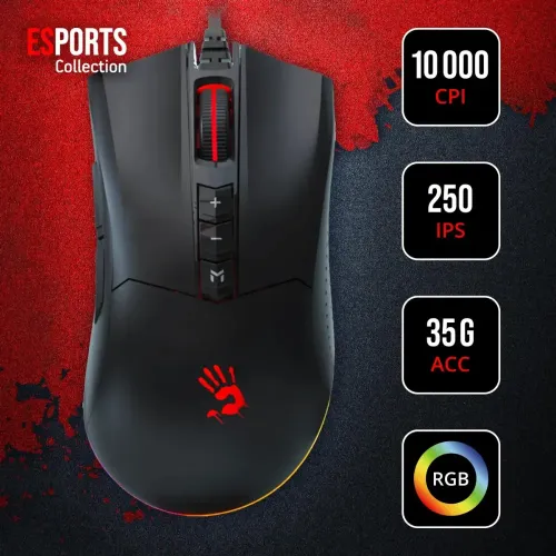 Мышь A4 Bloody ES9 Plus черный