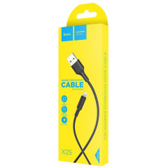 Кабель USB 2.0 A вилка - 8pin 1 м HOCO X25 Black