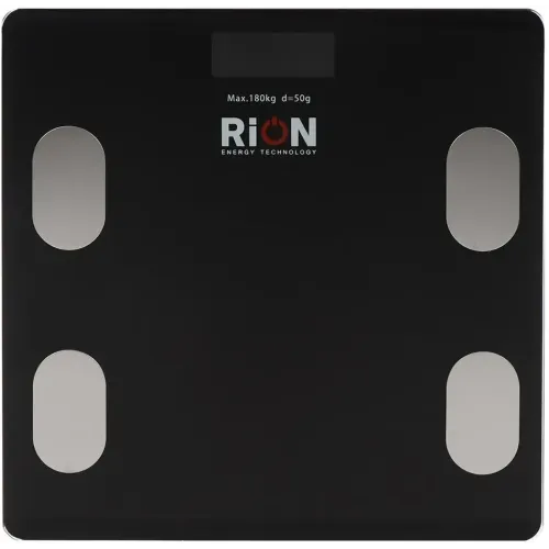 Весы напольные электронные Rion, BB-701-1,  Bluetooth, черные (467769)