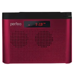 Радиоприемник PERFEO I70BK ТАЙГА бордовый
