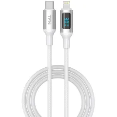 Кабель USB 3.0 Type C - Lightning 1,5 м TFN TFN-C-DG-CL15M-WH белый
