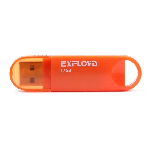 Карта USB2.0 32 GB EXPLOYD 570 оранжевый
