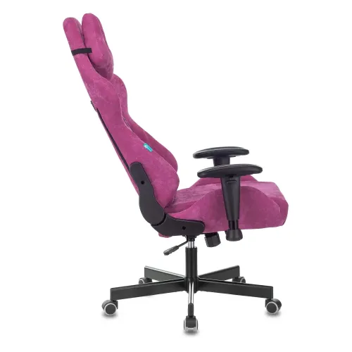 Кресло игровое Zombie VIKING KNIGHT Fabric малиновый Light-15 