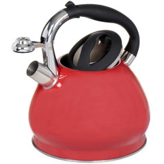 Чайник со свистком Daniks Валетта QS-K-3, индукция, красный, 3 л.