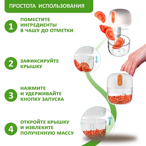 Измельчитель портативный Lexand KC LX 200