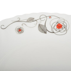 Тарелка стеклокерамика, Daniks Рапсодия, десертная, круглая, 19 см (LHP 75/327)(237105)