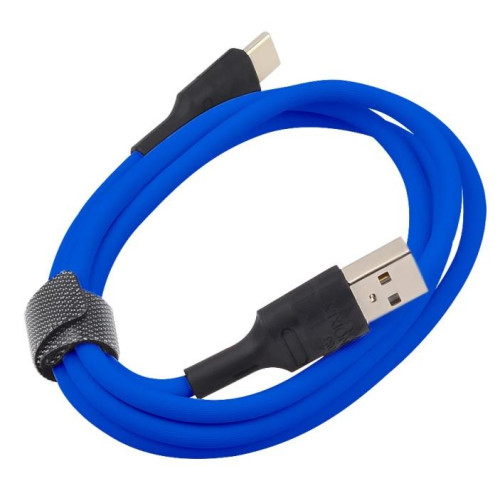 Кабель USB 2.0 A вилка - Type C 1 м  Vixion VX-07c PRO 2.4A синий