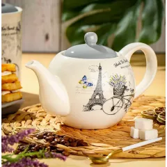 Чайник заварочный, 950 мл, доломит Daniks, Прованс, серый (419427)