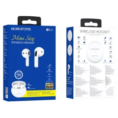 Гарнитура Bluetooth Borofone BE41 белый
