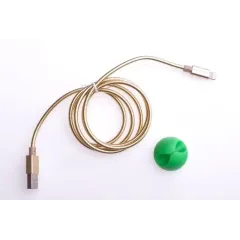 Кабель USB 2.0 A вилка - 8pin 1 м More choice K31i металл (Gold)