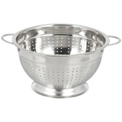 Дуршлаг DANIKS нерж., с ручкой, на ножке, 24 см (GS-08127-24)(449377)