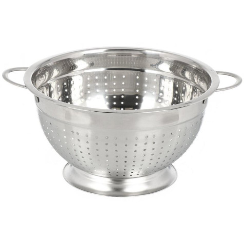 Дуршлаг DANIKS нерж., с ручкой, на ножке, 24 см (GS-08127-24)(449377)