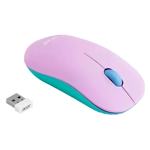 Клавиатура + Мышь Acer OCC200 фиолетовый/зеленый