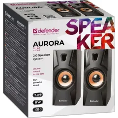Акустика DEFENDER Aurora S8 USB 65408 черный 