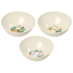 Набор столовый детский NN, пластик, светло-бежевый, 3 пр.(221153125/01)(440060)