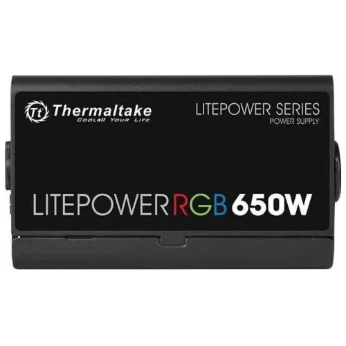 Блок питания Thermaltake ATX 650W Litepower RGB 650 (24+4+4pin) APFC 120mm