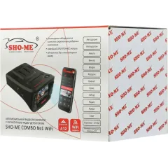 Радар-детектор SHO-ME COMBO №1 WIFI+видеорегистратор