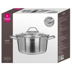 Кастрюля TalleR, нерж., 4,7 л., TR-17359
