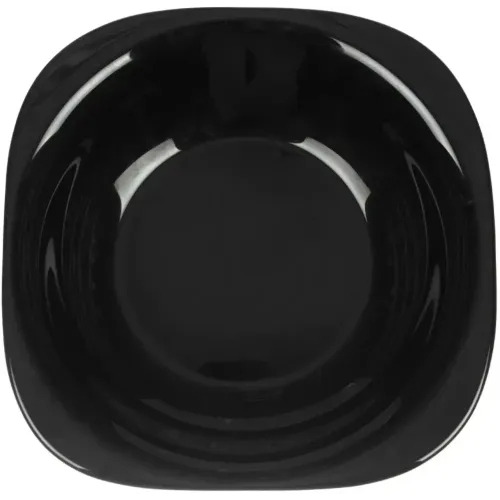 Тарелка стеклокерамика, Luminarc Carine Black, суповая, квадрат, 21 см (D2374/H3661/L9818)(135973)